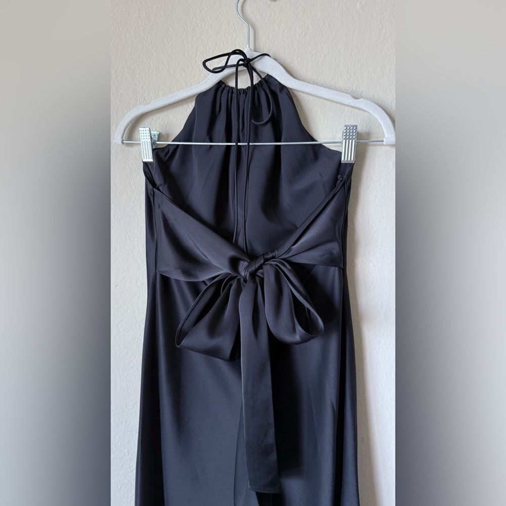 Alice + Olivia Rayni Midi Black Dress Size 6 - Picture 12 of 12